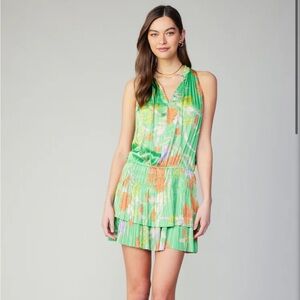 Current Air Pleated Mini Dress Size Large